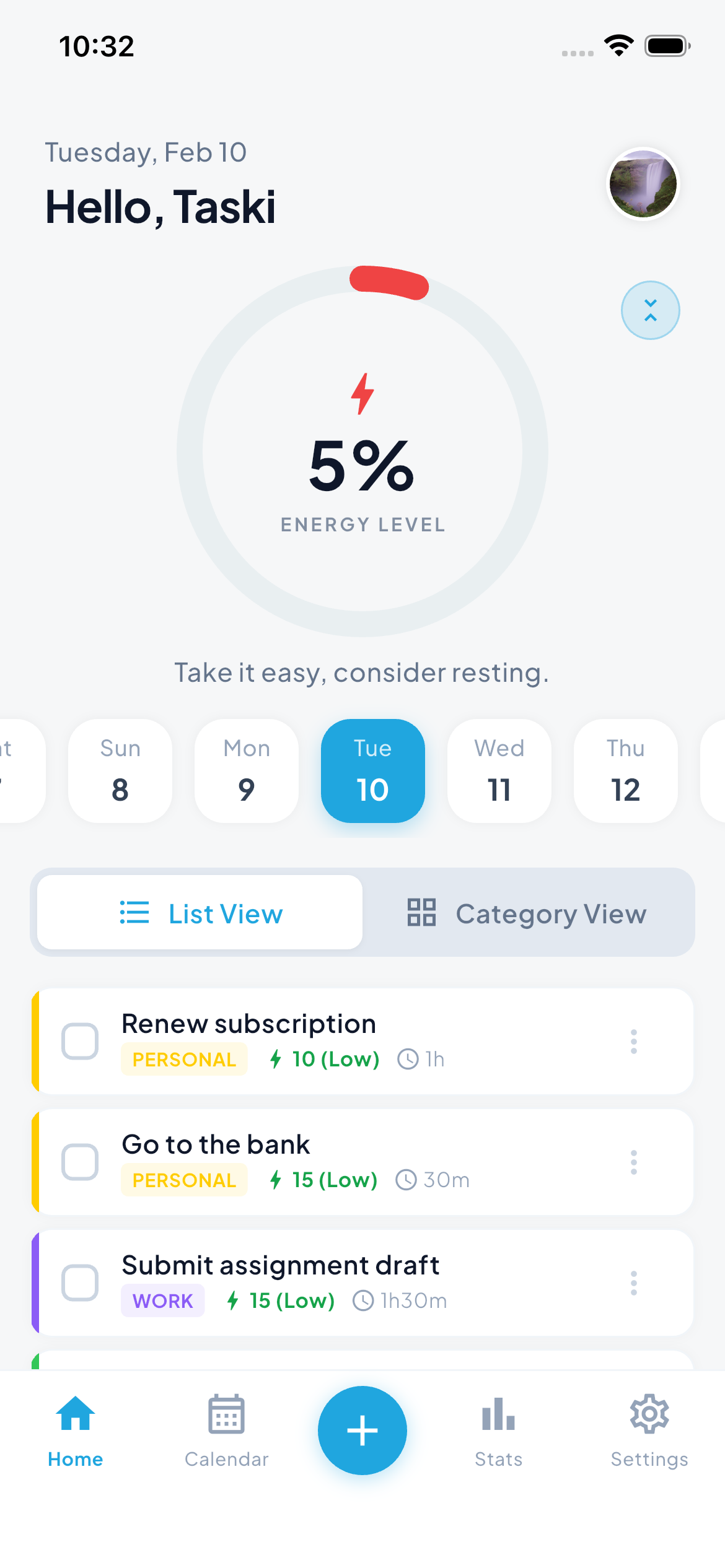 Boostive Energy Overflow - Burnout prevention warning